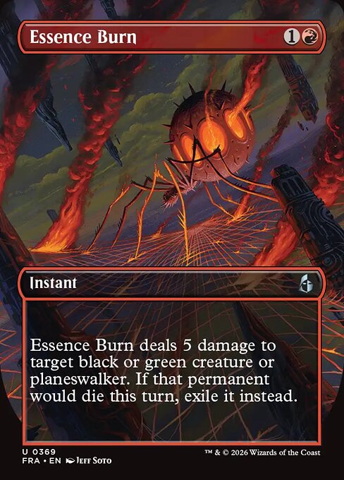 Carte Singole Magic ENG - Reality Fracture - Essence Burn (FRA 369)