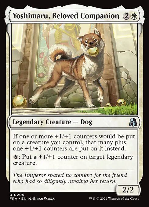 Carte Singole Magic ENG - Reality Fracture - Yoshimaru, Beloved Companion (FRA 209)