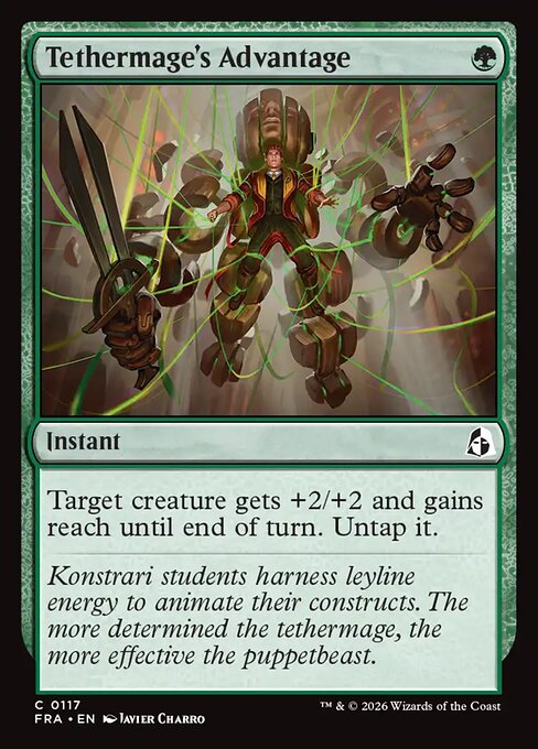 Carte Singole Magic ENG - Reality Fracture - Tethermage's Advantage (FRA 117)