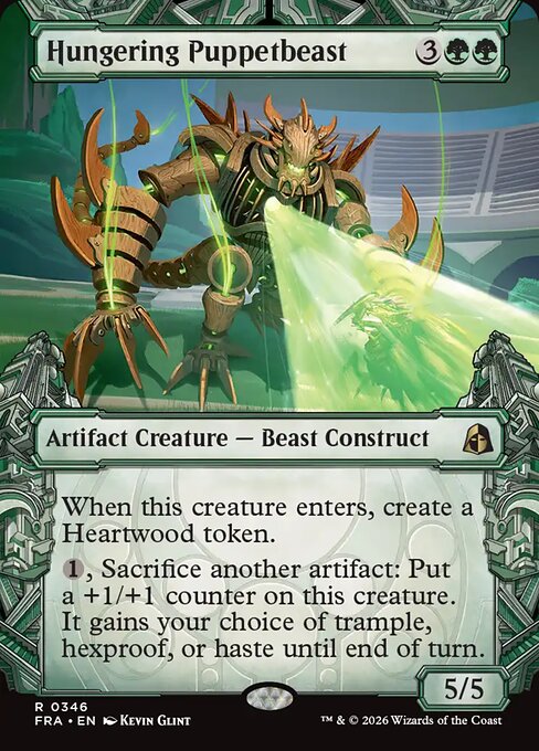 Carte Singole Magic ENG - Reality Fracture - Hungering Puppetbeast (FRA 346)
