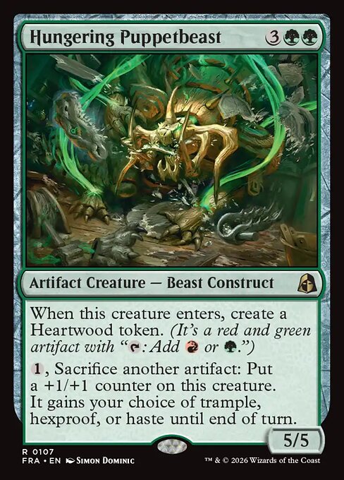 Carte Singole Magic ENG - Reality Fracture - Hungering Puppetbeast (FRA 107)