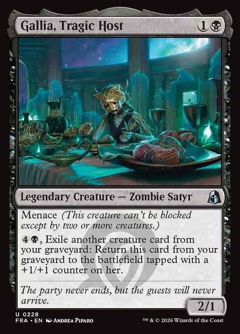 Carte Singole Magic ENG - Reality Fracture - Gallia, Tragic Host (FRA 228)