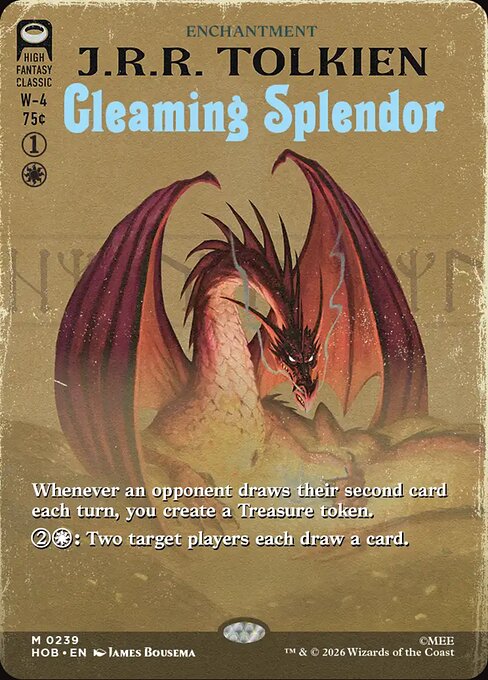 Gleaming Splendor HOB 239 Regular - Magic The Hobbit carta singola ENG