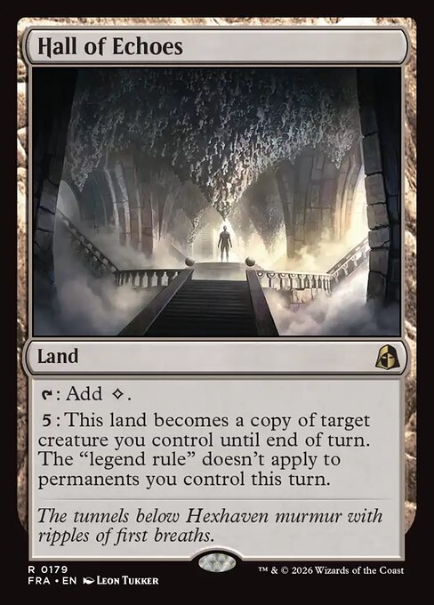 Carte Singole Magic ENG - Reality Fracture - Hall of Echoes (FRA 179)