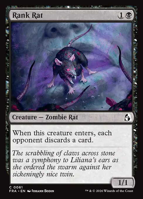 Carte Singole Magic ENG - Reality Fracture - Rank Rat (FRA 061)