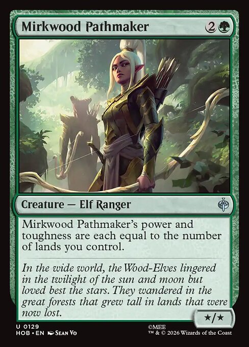 Mirkwood Pathmaker HOB 129 Regular - Magic The Hobbit carta singola ENG