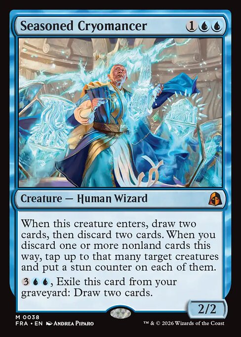 Carte Singole Magic ENG - Reality Fracture - Seasoned Cryomancer (FRA 038)