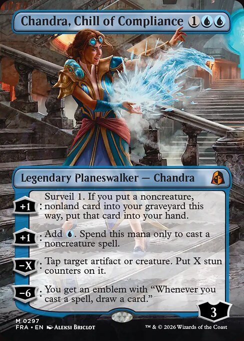 Carte Singole Magic ENG - Reality Fracture - Chandra, Chill of Compliance (FRA 297)