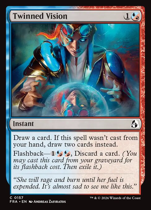 Carte Singole Magic ENG - Reality Fracture - Twinned Vision (FRA 157)
