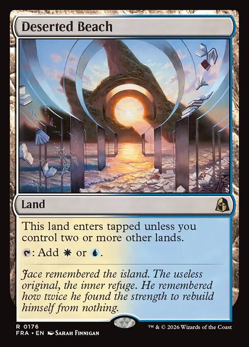 Carte Singole Magic ENG - Reality Fracture - Deserted Beach (FRA 176)