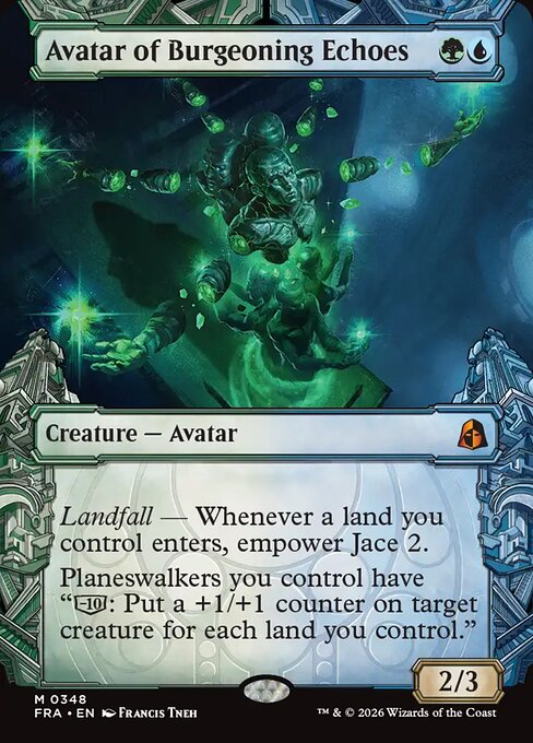 Carte Singole Magic ENG - Reality Fracture - Avatar of Burgeoning Echoes (FRA 348)