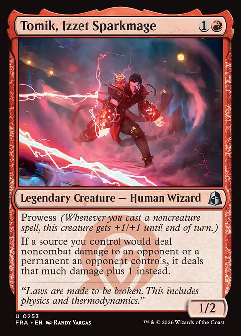 Carte Singole Magic ENG - Reality Fracture - Tomik, Izzet Sparkmage (FRA 253)