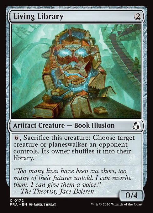 Carte Singole Magic ENG - Reality Fracture - Living Library (FRA 172)