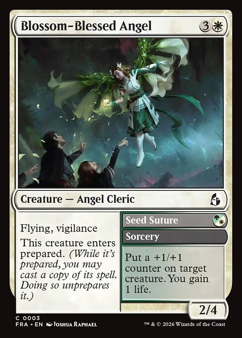 Carte Singole Magic ENG - Reality Fracture - Blossom-Blessed Angel // Seed Suture (FRA 003)