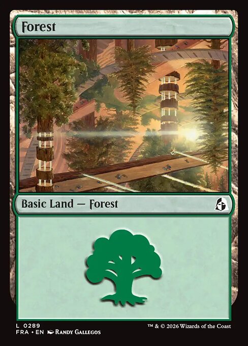 Carte Singole Magic ENG - Reality Fracture - Forest (FRA 289)