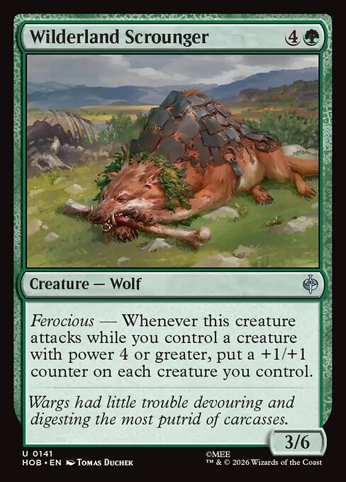 Wilderland Scrounger HOB 141 Foil - Magic The Hobbit carta singola ENG