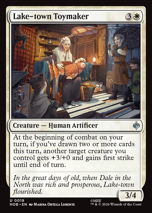 Lake-town Toymaker HOB 019 Foil - Magic The Hobbit carta singola ENG