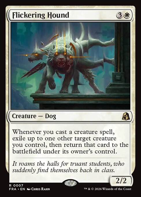 Carte Singole Magic ENG - Reality Fracture - Flickering Hound (FRA 007)