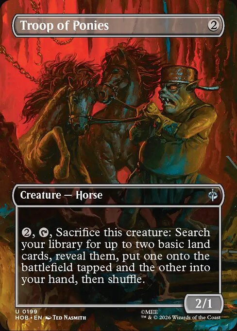 Troop of Ponies HOB 199 Foil - Magic The Hobbit carta singola ENG