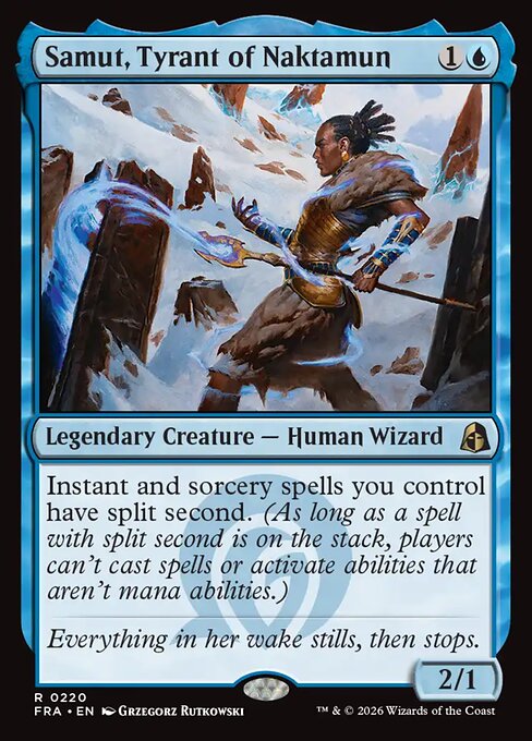 Carte Singole Magic ENG - Reality Fracture - Samut, Tyrant of Naktamun (FRA 220)