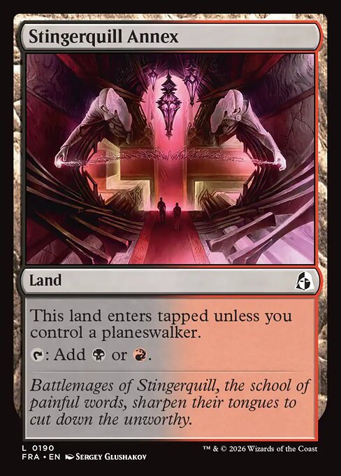 Carte Singole Magic ENG - Reality Fracture - Stingerquill Annex (FRA 190)