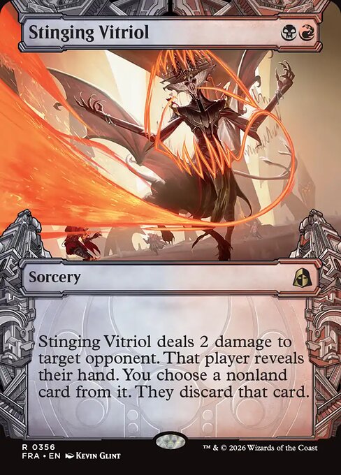 Carte Singole Magic ENG - Reality Fracture - Stinging Vitriol (FRA 356)