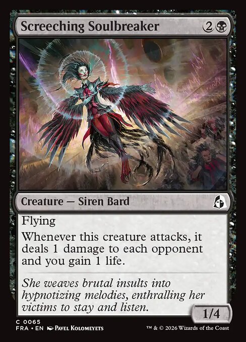 Carte Singole Magic ENG - Reality Fracture - Screeching Soulbreaker (FRA 065)