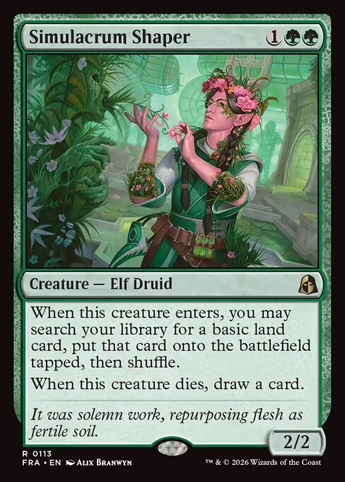 Carte Singole Magic ENG - Reality Fracture - Simulacrum Shaper (FRA 113)