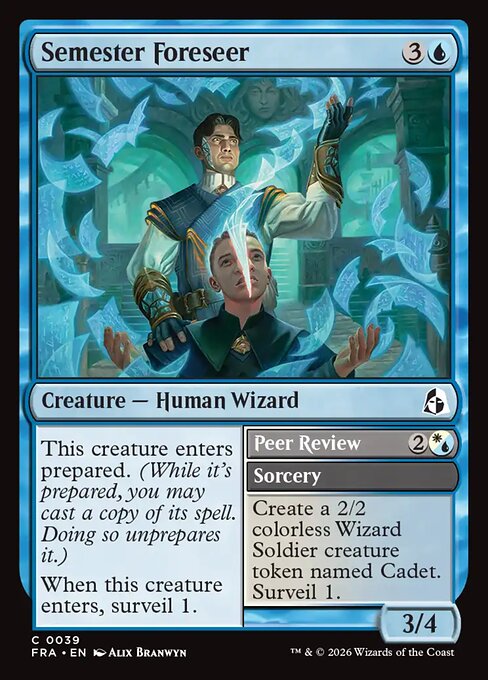 Carte Singole Magic ENG - Reality Fracture - Semester Foreseer // Peer Review (FRA 039)