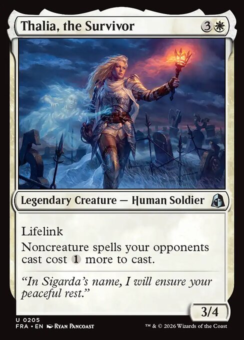 Carte Singole Magic ENG - Reality Fracture - Thalia, the Survivor (FRA 205)