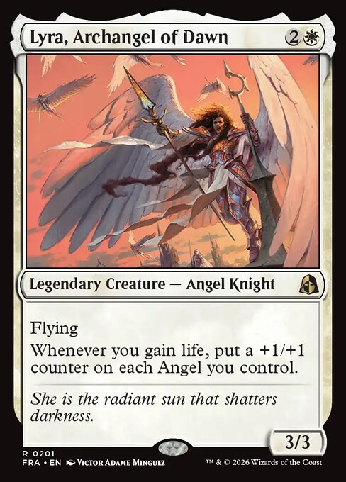 Carte Singole Magic ENG - Reality Fracture - Lyra, Archangel of Dawn (FRA 201)