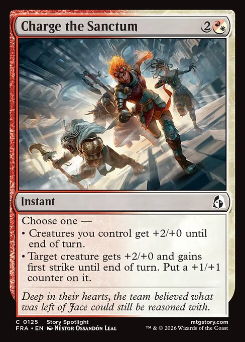 Carte Singole Magic ENG - Reality Fracture - Charge the Sanctum (FRA 125)