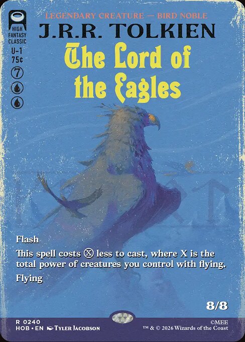The Lord of the Eagles HOB 240 Foil - Magic The Hobbit carta singola ENG