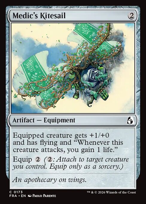 Carte Singole Magic ENG - Reality Fracture - Medic's Kitesail (FRA 173)