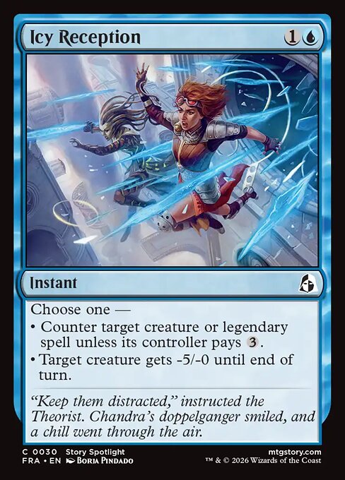 Carte Singole Magic ENG - Reality Fracture - Icy Reception (FRA 030)