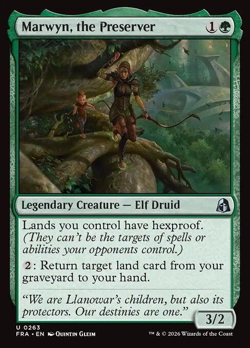 Carte Singole Magic ENG - Reality Fracture - Marwyn, the Preserver (FRA 263)