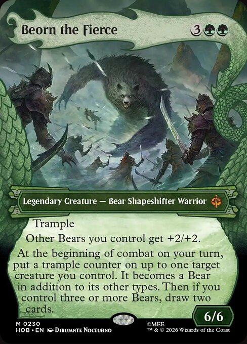 Beorn the Fierce HOB 230 Foil - Magic The Hobbit carta singola ENG