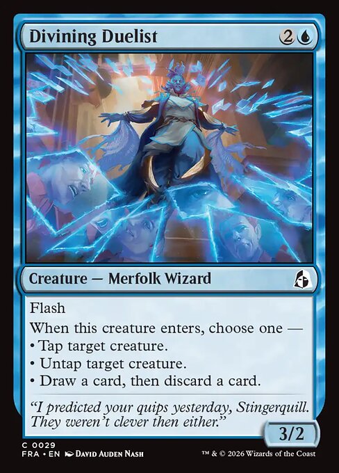 Carte Singole Magic ENG - Reality Fracture - Divining Duelist (FRA 029)