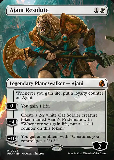 Carte Singole Magic ENG - Reality Fracture - Ajani Resolute (FRA 291)