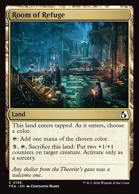Carte Singole Magic ENG - Reality Fracture - Room of Refuge (FRA 188)