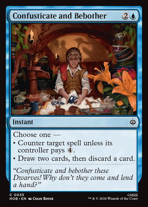 Confusticate and Bebother HOB 035 Foil - Magic The Hobbit carta singola ENG