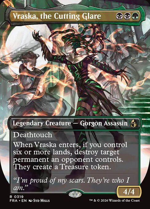Carte Singole Magic ENG - Reality Fracture - Vraska, the Cutting Glare (FRA 319)