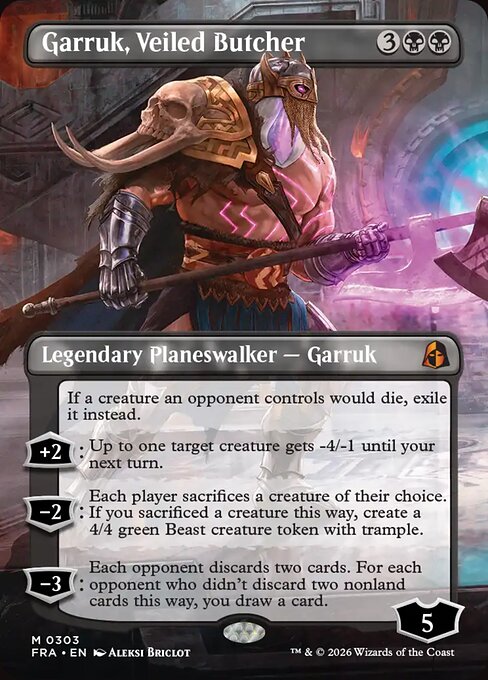 Carte Singole Magic ENG - Reality Fracture - Garruk, Veiled Butcher (FRA 303)