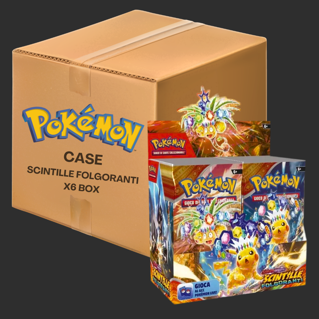 Case Pokémon Scintille Folgoranti - 6 Box - Ita