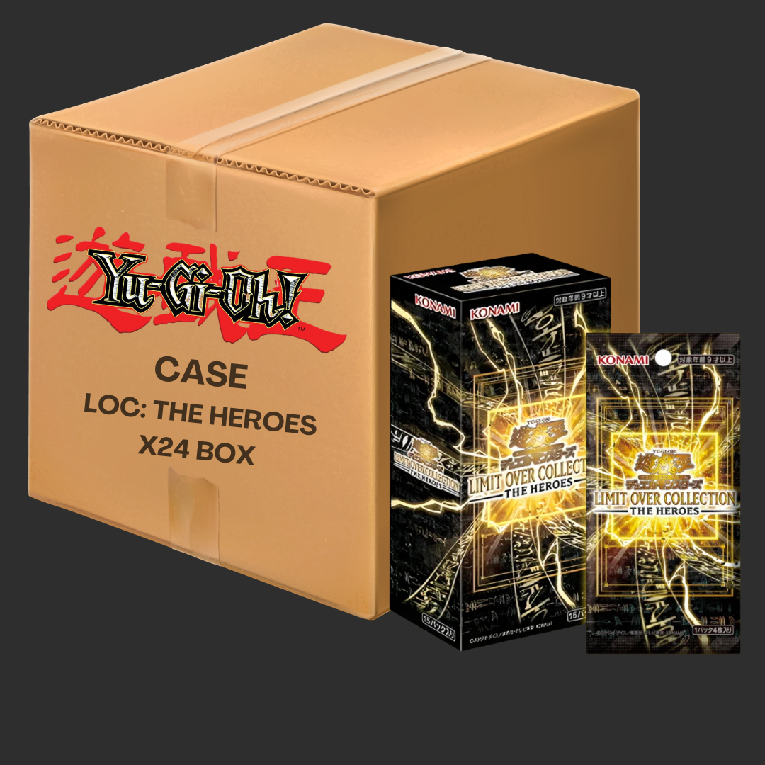 Yu-Gi-Oh! Cases – Limit Over Collection: The Heroes – 24 Box mit 15 Boostern – JAP