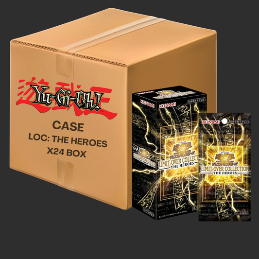 Yu-Gi-Oh! Cases – Limit Over Collection: The Heroes – 24 Box mit 15 Boostern – JAP
