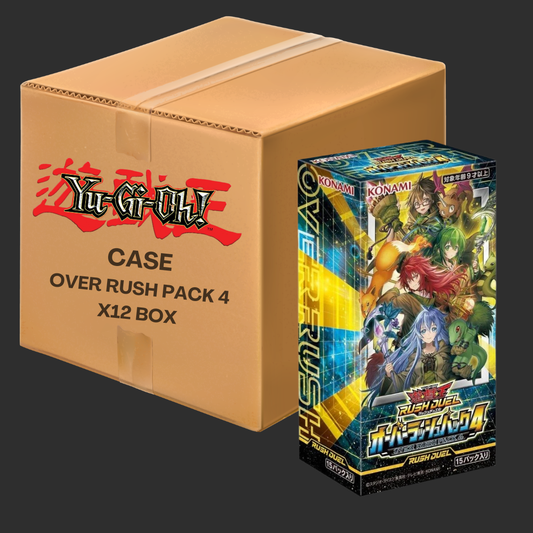 Yu-Gi-Oh! Cases – Rush Duel – Over Rush Pack 4 – 12 Box mit 15 Boostern – JAP