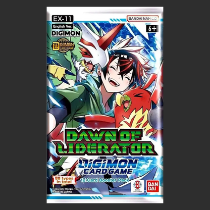 Digimon Card Game – EX-11 - Dawn of Liberator – Box 24 Bustine (ENG)