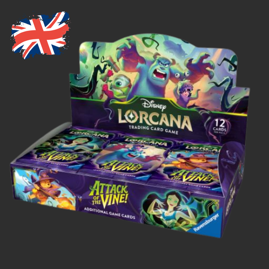 Disney Lorcana ENG – Attack of the Vine – Box 24 Buste – ENG