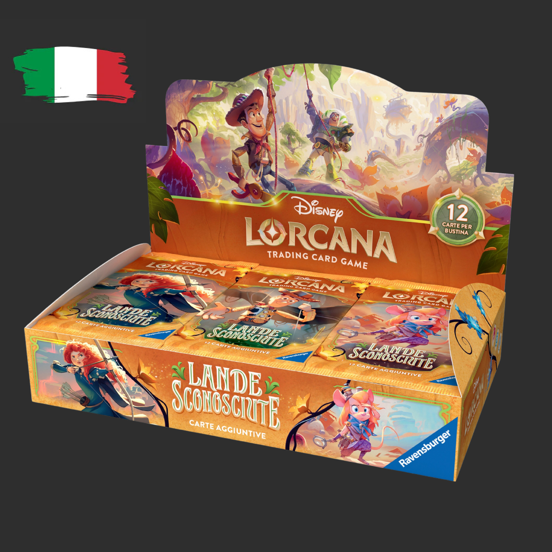 Disney Lorcana ITA – Lande Sconosciute – Box 24 Bustine – ITA